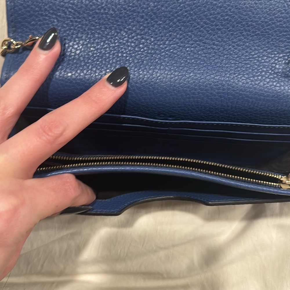 ‼️SOLD‼️   Gucci Leather Crossbody Bag blue - Picture 5 of 9
